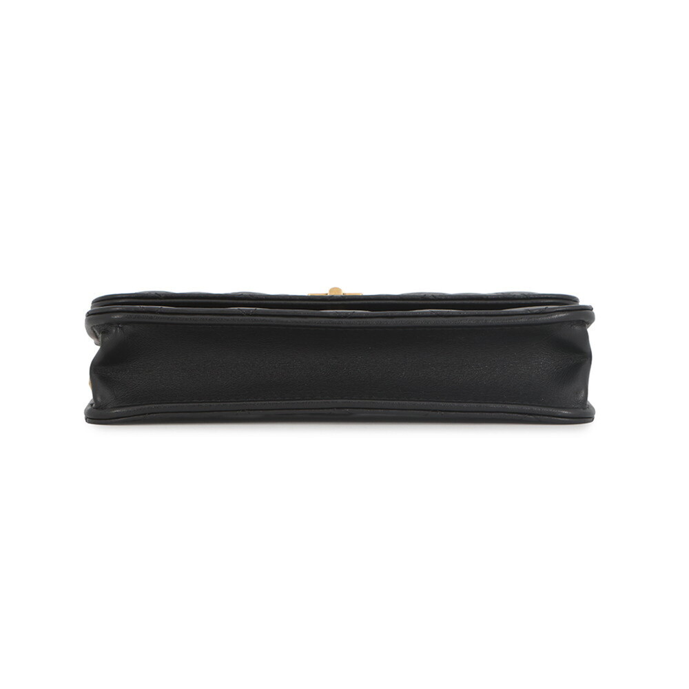 CHANEL Authentic Black Leather Logo Wallet - Picture 3 of 14